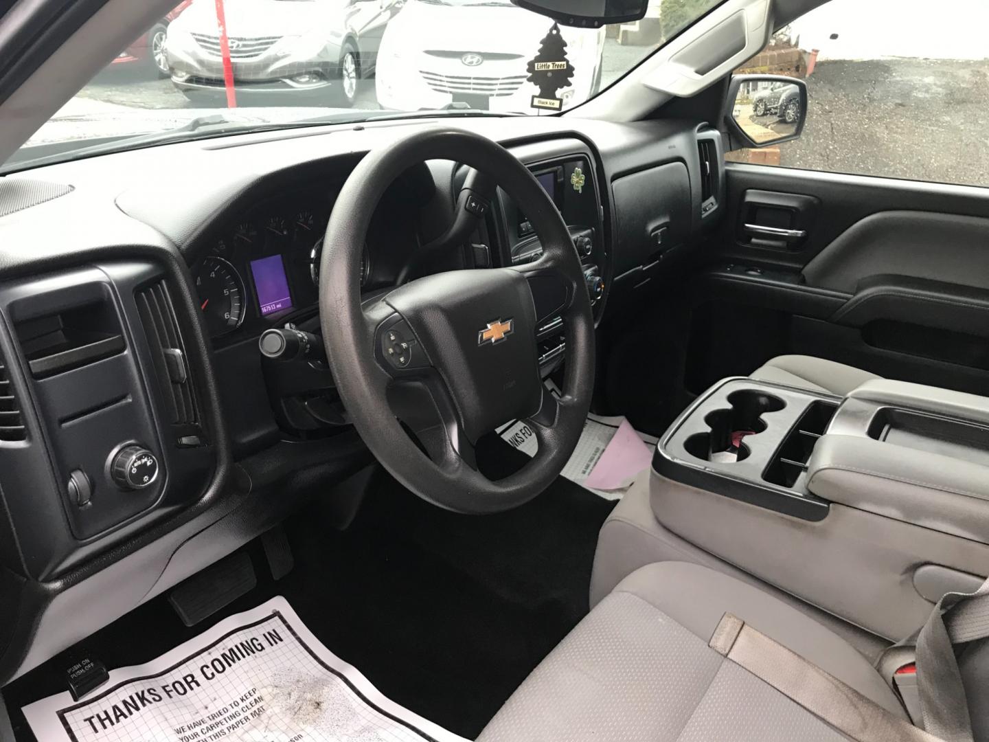 2014 Black /Black Chevrolet Silverado 1500 1500 Double Cab (1GCRCPEH9EZ) with an 4.3 V6 engine, Automatic transmission, located at 577 Chester Pike, Prospect Park, PA, 19076, (610) 237-1015, 39.886154, -75.302338 - Photo#14